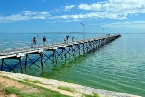 Fishing from the Ceduna Jetty