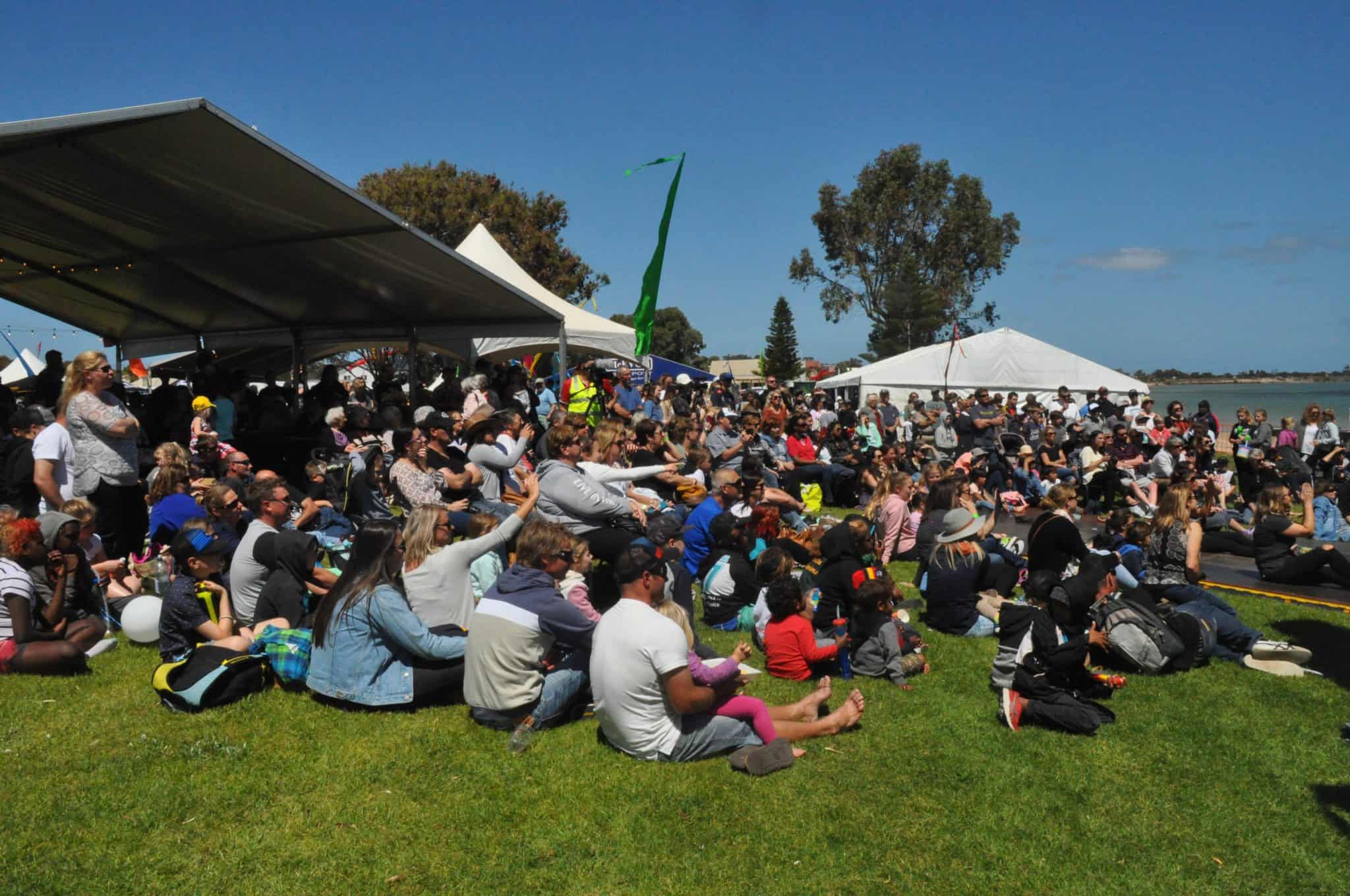 Competition time at Oysterfest